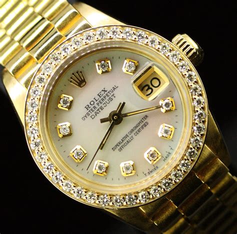 unisex rolex diamond watch|ladies Rolex watches goldsmiths.